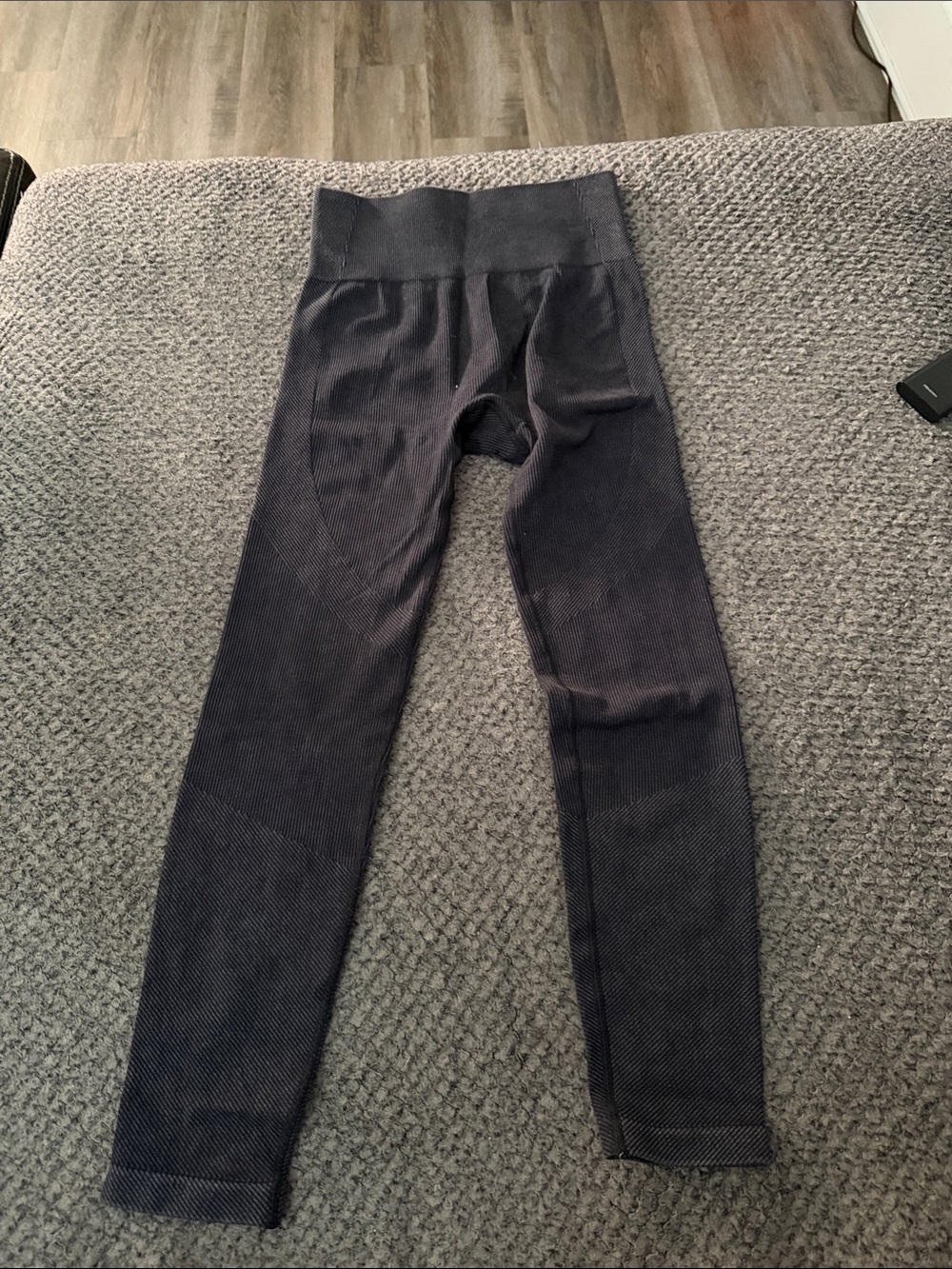JoyLab Dark Gray High-Rise Textured Leggings